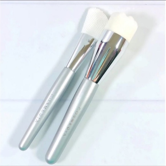 Byroe New York Golden Carrot 🥕 Overnight Relief Mask and Cosmedix brush duo NEW - Picture 10 of 11